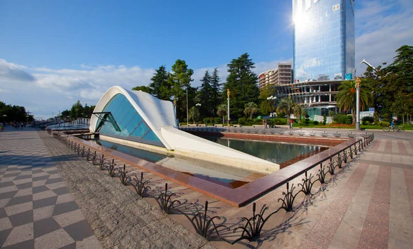 Güzel Mimarisi Olan Şehir Manzarası Batumi Avrupa Meydanı — Stok fotoğraf