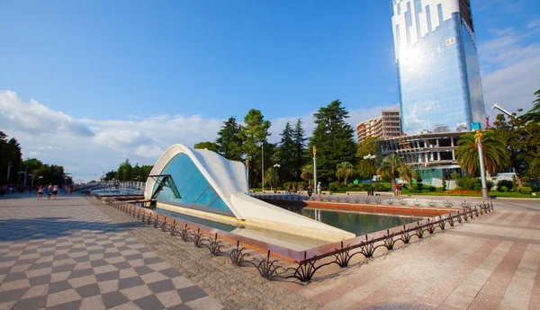 Cityscape Com Bela Arquitetura Praça Europa Batumi — Fotografia de Stock