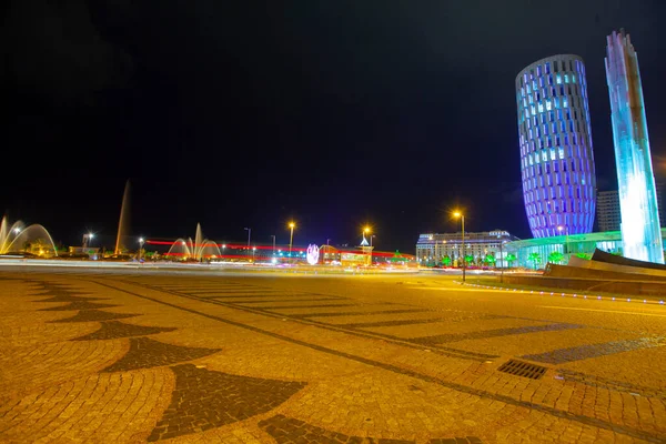 Cityscape Красивою Архітектурою Площа Європи Батумі — стокове фото
