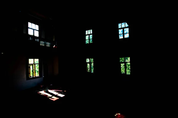Красочная Внутренняя Роспись Украшение Мечети Деревне Иремит Марал Артвине Турция — стоковое фото