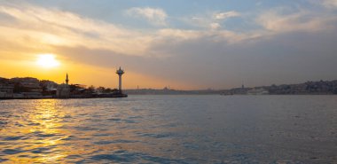 The Maiden's Tower is one of the most photographed structures in the world, it was photographed with the long exposure technique at sunset hours.