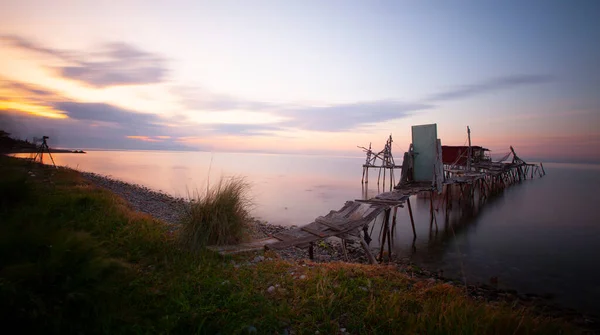 Umakdere Village Tekirdag Which Suitable Region Fishing Fish Night Star — Stock fotografie