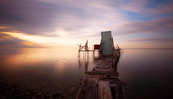 Umakdere Village Tekirdag Which Suitable Region Fishing Fish Night Star — Photo