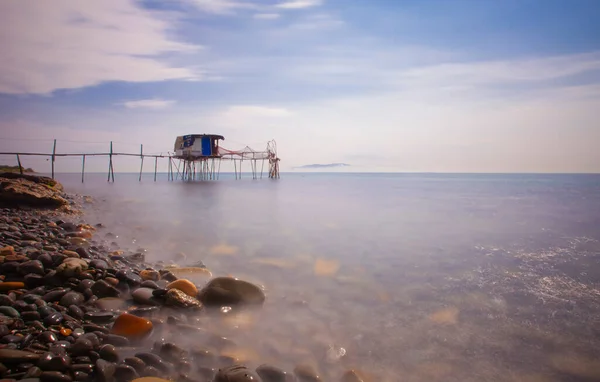 Umakdere Village Tekirdag Which Suitable Region Fishing Fish Night Star — Stockfoto