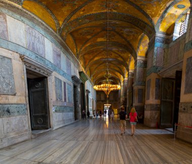 Ayasofya (Ayasofya) İstanbul, Türkiye, Bizans mimarisi, kent simgesi ve mimari dünya harikası