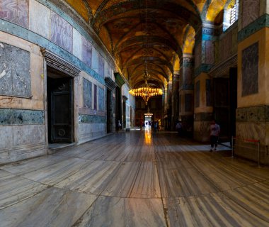 Ayasofya (Ayasofya) İstanbul, Türkiye, Bizans mimarisi, kent simgesi ve mimari dünya harikası