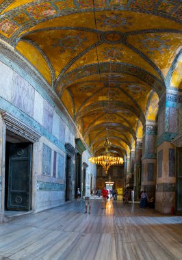 Ayasofya (Ayasofya) İstanbul, Türkiye, Bizans mimarisi, kent simgesi ve mimari dünya harikası