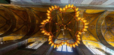 Ayasofya (Ayasofya) İstanbul, Türkiye, Bizans mimarisi, kent simgesi ve mimari dünya harikası