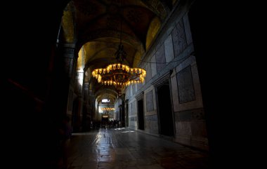 Ayasofya (Ayasofya) İstanbul, Türkiye, Bizans mimarisi, kent simgesi ve mimari dünya harikası