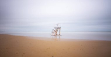 Istanbul Marmara Sea coastline, long exposure photography technique