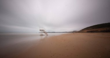 Istanbul Marmara Sea coastline, long exposure photography technique
