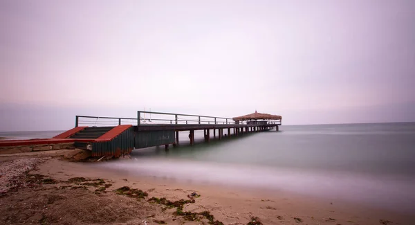 Istanbul Marmara Sea Coastline Long Exposure Photography Technique — Stockfoto