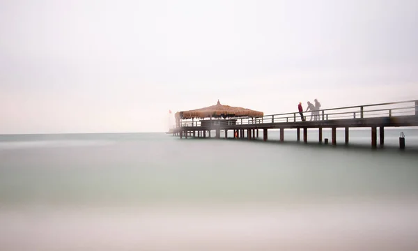 Istanbul Marmara Sea Coastline Long Exposure Photography Technique — Foto Stock