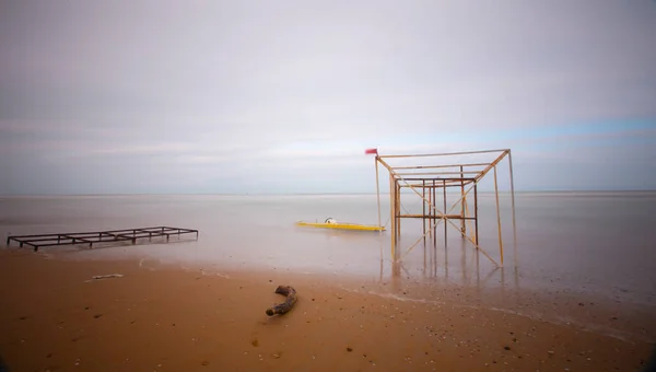 Istanbul Marmara Sea Coastline Long Exposure Photography Technique — Fotografia de Stock