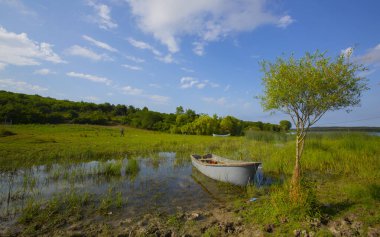 View of Sapanca Lake which is located in the Sakarya district of Turkey.