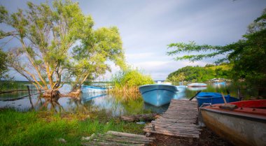 View of Sapanca Lake which is located in the Sakarya district of Turkey.