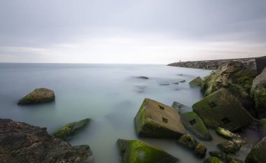 Istanbul's largest ports photographed with long exposure technique