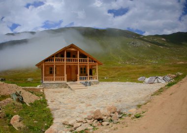 Trovit Plateau view in Rize Province of Turkey