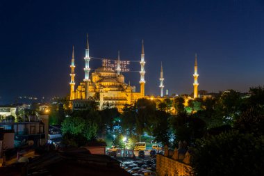 The Blue Mosque in Istanbul, Turkey. (Sultanahmet Camii).