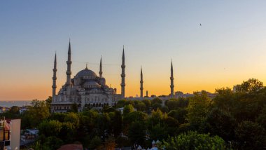 The Blue Mosque in Istanbul, Turkey. (Sultanahmet Camii).