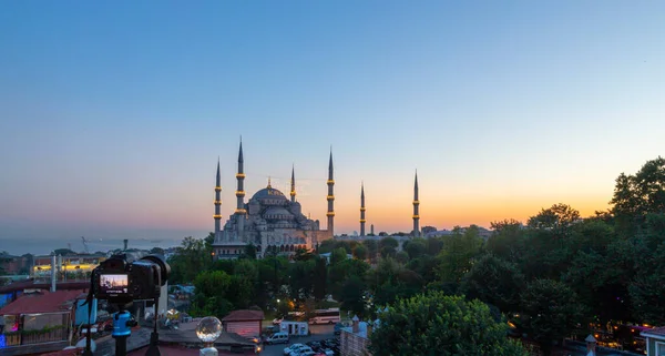 Blue Mosque Istanbul Turkey Sultanahmet Camii — стокове фото