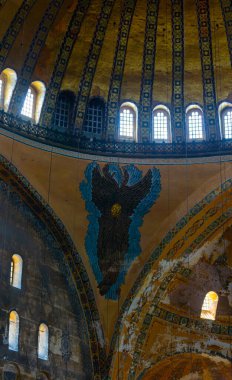 Ayasofya (Ayasofya) İstanbul, Türkiye, Bizans mimarisi, kent simgesi ve mimari dünya harikası
