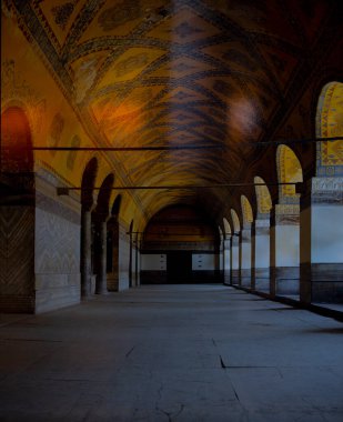 Ayasofya (Ayasofya) İstanbul, Türkiye, Bizans mimarisi, kent simgesi ve mimari dünya harikası