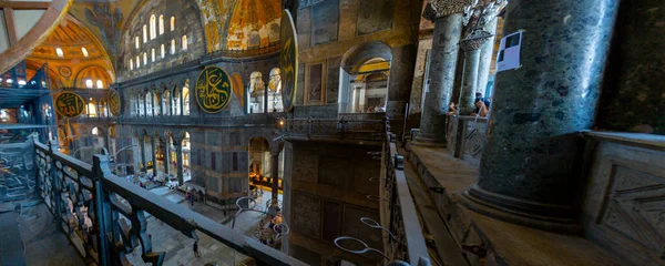 Santa Sofía Santa Sofía Ayasofya Interior Estambul Turquía Arquitectura Bizantina —  Fotos de Stock