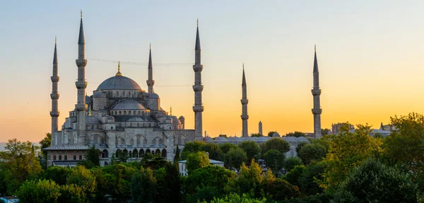 在老城区 伊斯坦布尔 土耳其的蓝色清真寺 Sultanahmet 工业部长会议 — 图库照片