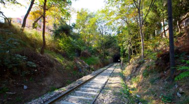 Sonunda ışık olan bir demiryolu tüneli. Hedeflerine ulaşmayı, sorunları ve engelleri aşmayı temsil edebilir ya da sadece eski bir tüneli temsil edebilir..