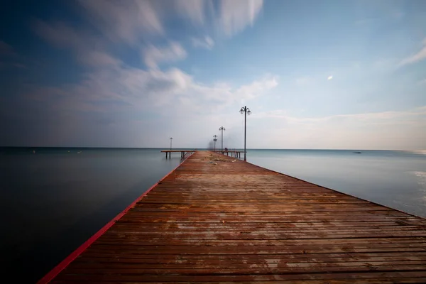 Wharf Photos Winter Months Bodrum Town Turkey Were Taken Long — Photo