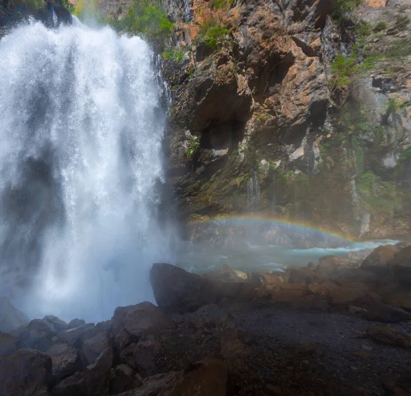 Водопады Капузбаси Национальном Парке Аладаглар 156 Миль Югу Ургупа Востоку — стоковое фото