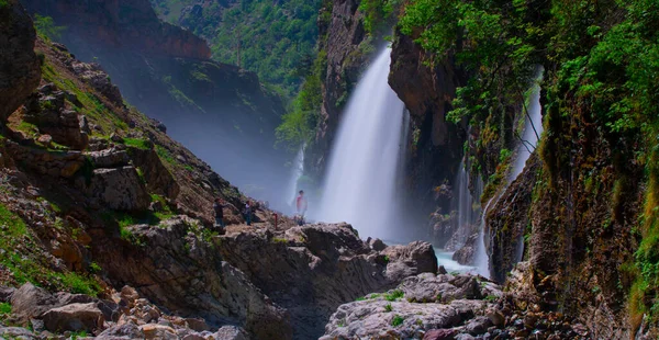 Les Cascades Kapuzbasi Dans Parc National Aladaglar 156 Sud Urgup — Photo