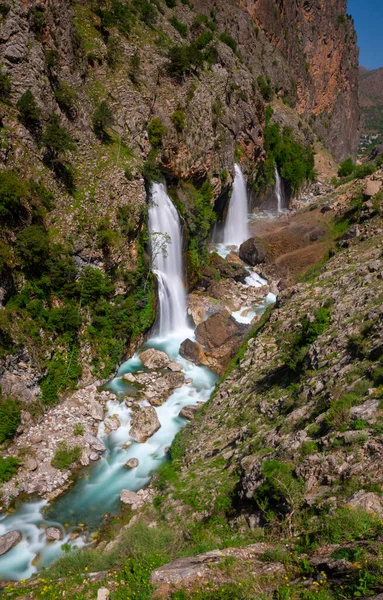 Водопады Капузбаси Национальном Парке Аладаглар 156 Миль Югу Ургупа Востоку — стоковое фото