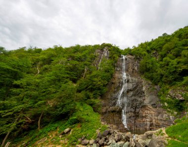 Mencuna Şelalesi. Doğu Karadeniz 'in en görkemli şelalelerinden biridir. Türkiye şelaleleri. Artvin Arhavi ilçesi, Türkiye