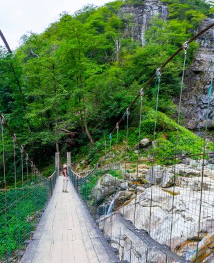 Mencuna Şelalesi. Doğu Karadeniz 'in en görkemli şelalelerinden biridir. Türkiye şelaleleri. Artvin Arhavi ilçesi, Türkiye