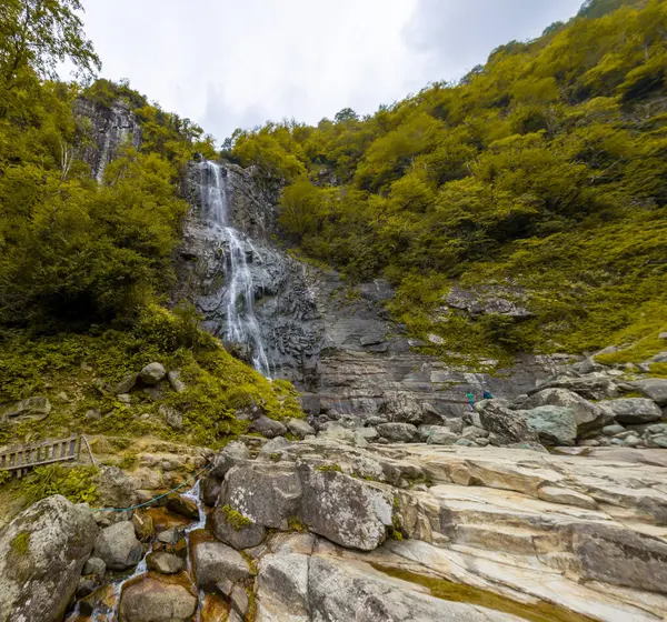 Mencuna Waterfall One Most Magnificent Waterfalls Eastern Black Sea Turkey — Stock Photo, Image