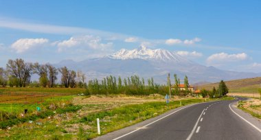 Erciyes Mount with height of 3,864 metres is the highest mountain in Cappadocia and central Anatolia. It is a volcano.