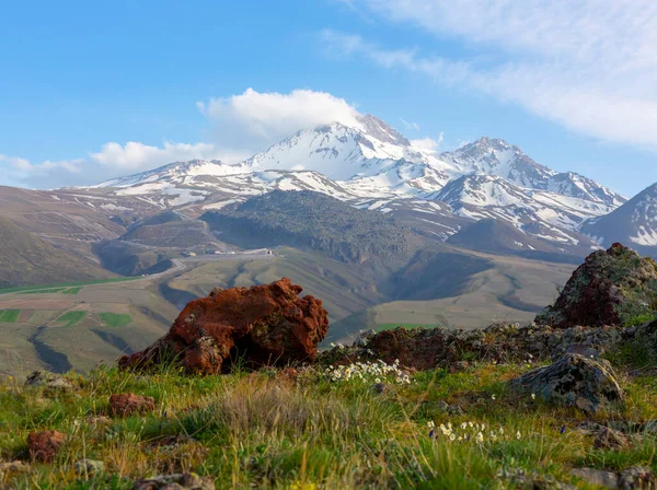 Erciyes Mount Height 864 Metres Highest Mountain Cappadocia Central Anatolia — Stock Fotó