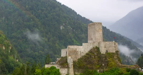 Výhled Hrad Zilkale Letním Dni Historické Zilkale Hrad Nachází Amlhemin — Stock fotografie