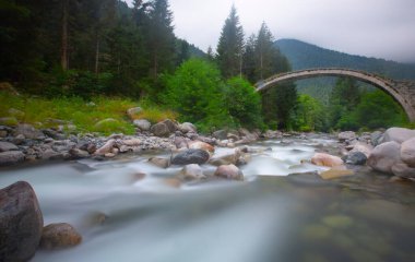 Eski tarihi taş köprüler / Rize - Kakar dağları etekleri