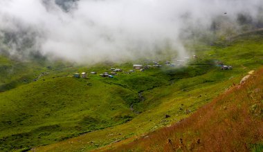 Kackar Dağları Ulusal Parkı (Vercenik Platosu) Rize, Türkiye.