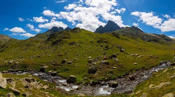 Альпіністи Сіло Панорамні Краєвиди Хаккарі — стокове фото