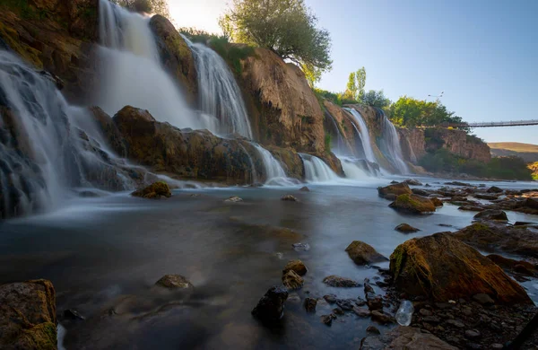 Muradiye Waterfall Natural Wonder Van Lake Eastern Anatolia Turkey — Stock Photo, Image