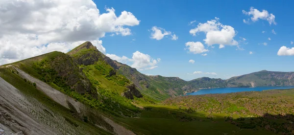 Panoráma Kilátás Nemrut Krátertóra Környéke — Stock Fotó