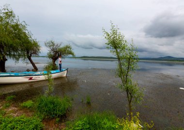 Golizi, Bursa, Turkey. Golyazi, Uluabat Gölü 'nde bir yarımadada kurulmuş bir şehirdir..