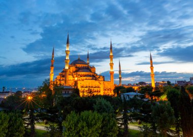 İstanbul Sultanahmet Camii.' İstanbul, Türkiye.