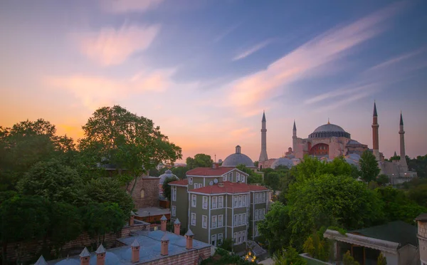 Hagia Sophia Istanbul Het Wereldberoemde Monument Van Byzantijnse Architectuur — Stockfoto