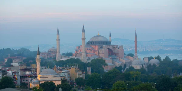 Hagia Sophia Istambul Monumento Mundialmente Famoso Arquitetura Bizantina — Fotografia de Stock