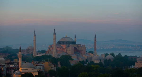 Hagia Sophia Istanbul Det Världsberömda Monumentet Bysantinsk Arkitektur — Stockfoto